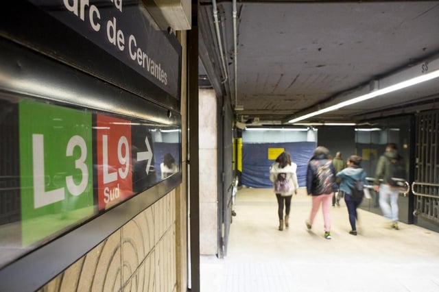 Estación Zona Universitaria, actualmente uno de los extremos de la línea 3 de metro