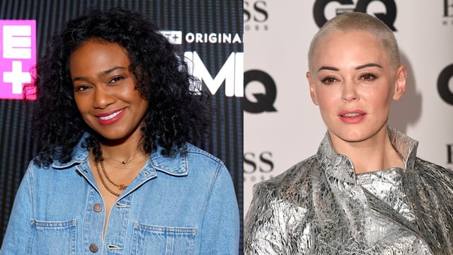 Tatyana Ali and Rose McGowan
