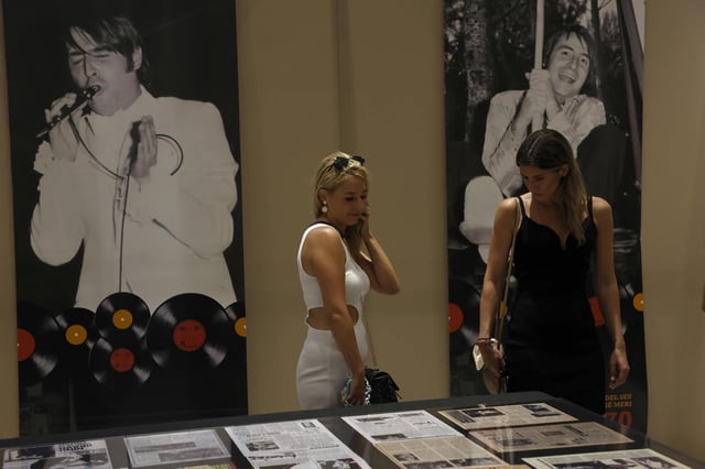 Valencia. VLC. Inauguración exposición de Nino Bravo en el Ateneo Mercantil