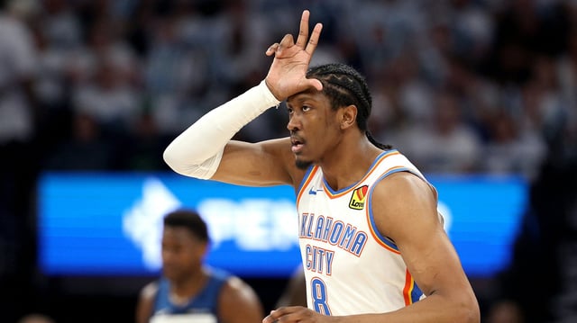 Drei Matchbälle für OKC und Jalen Williams
