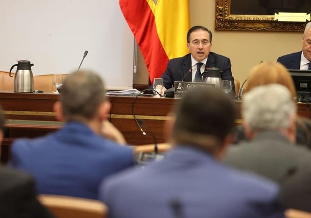José Manuel Albares comparece en la Comisión de Exteriores del Congreso el 5 de mayo
