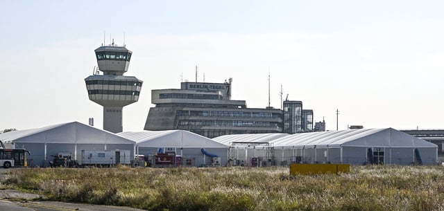 Flüchtlingsunterkunft in Berlin-Tegel