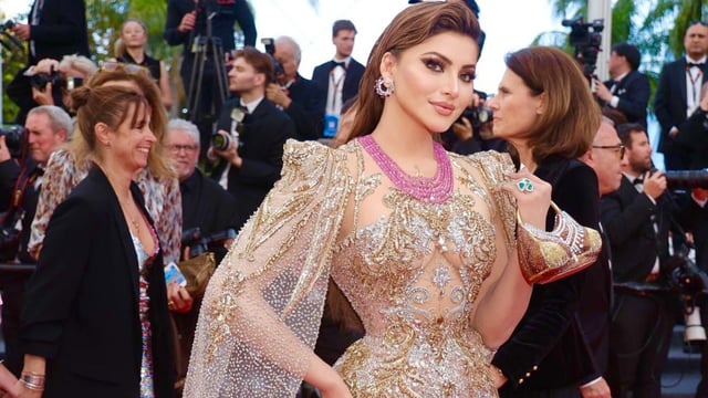 Urvashi recently faced backlash for a video that showed her blocking a hotel stairway for a photoshoot in a golden gown at Cannes, posing for pictures while ignoring hotel guests trying to pass by.