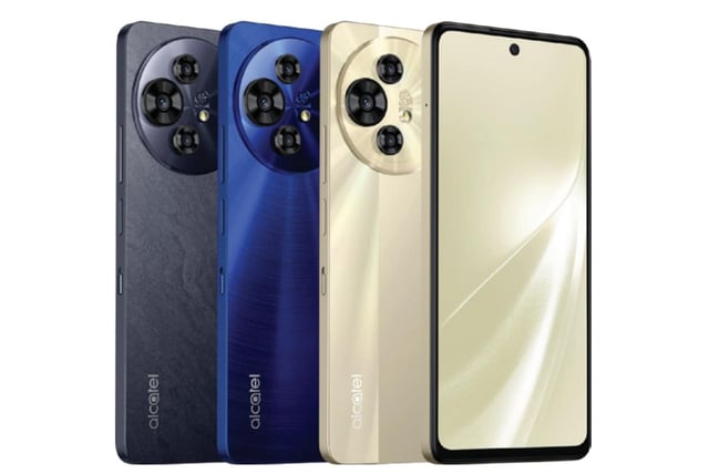 Alcatel V3 Ultra 5G comes in Champagne Gold, Hyper Blue, and Ocean Grey shades