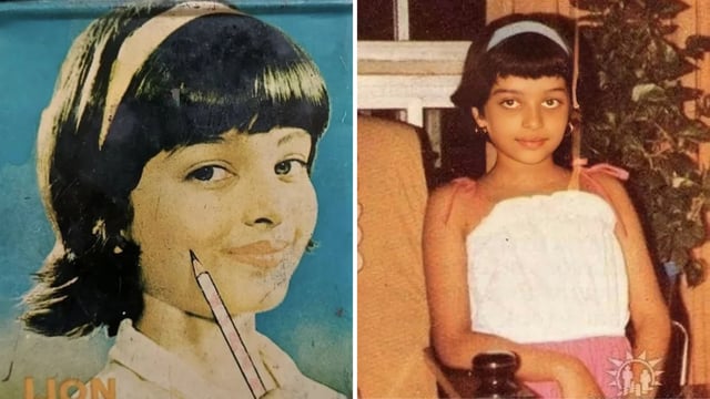 Childhood pictures of Aishwarya Rai have the internet buzzing.