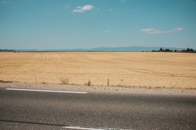 Des champs secs à Digne-les-Bains (Alpes-de-Haute-Provence), le 8 juillet 2022.