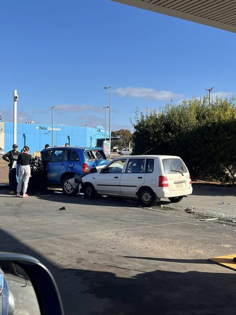 A 23-year-old woman from Iron Knob slammed into the back of another car up to 10 times.