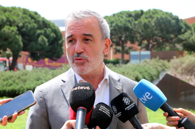 El alcalde de Barcelona, Jaume Collboni.