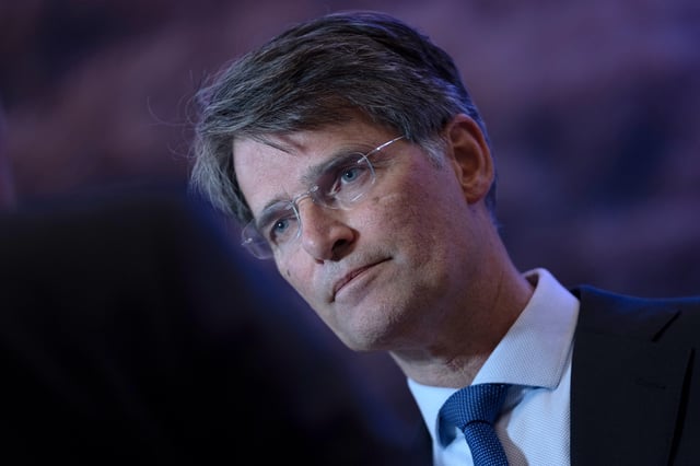 FILE - Erik Akerboom, director-general of the Dutch General Intelligence and Security Service, AIVD, attends a press conference in Zoetermeer, Netherlands, Tuesday, April 23, 2024. (AP Photo/Peter Dejong, File)