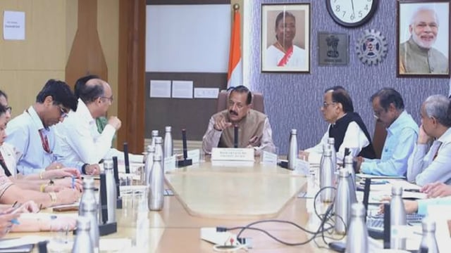 Union Minister of State (Independent Charge) for Science and Technology, Dr Jitendra Singh, made the announcement during a high-level review meeting with top science department officials at the Science Centre in Delhi on Tuesday, May 27, 2025. (Photo: PIB)