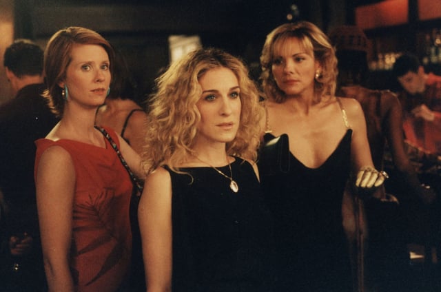 Sarah Jessica Parker is seen in the season four episode "Ghost Town" in Sex and the City.
