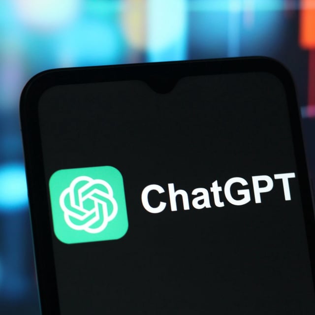 chatgpt logo on a phone