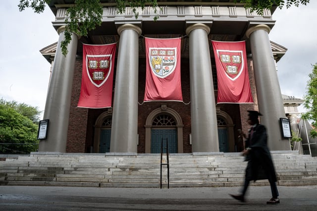 Harvard University campus on May 24, 2025 in Cambridge, Mass. 