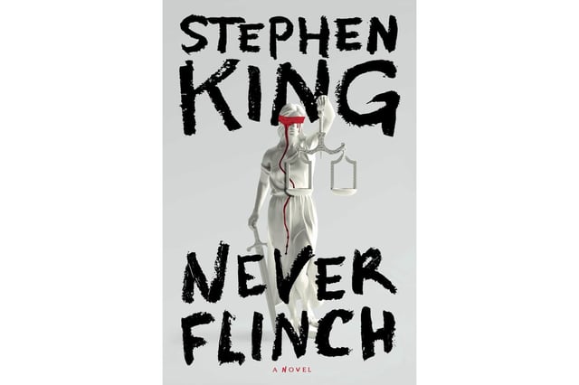 This cover image released by Scribner shows "Never Flinch" by Stephen King. (Scribner via AP)