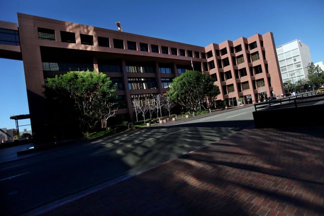 The Edward J. Schwartz Federal building sits along Front Street in San Diego, California, on January 17, 2010.