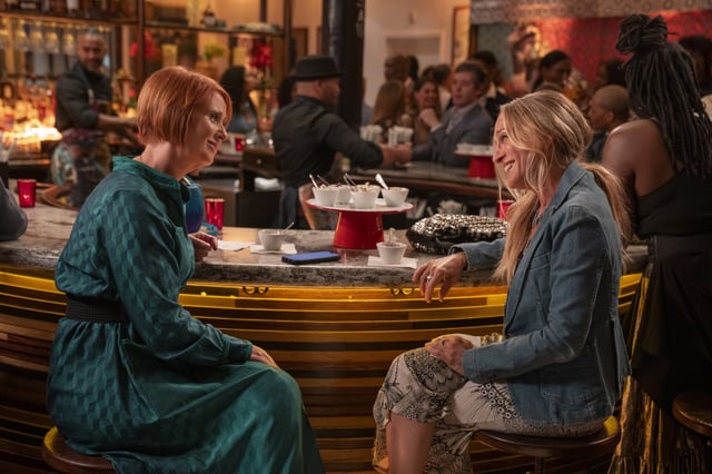 Cynthia Nixon and Sarah Jessica Parker in &#39;And Just Like That...&#39; Season 3