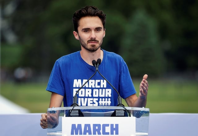 Gun safety campaigner David Hogg has called for primary challenges to Democrats who are 'out-of-touch' and 'ineffective'