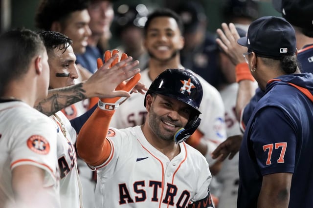 Jose Altuve had his second two-homer game in less than a week as the Astros blasted the A&#39;s on Tuesday night.