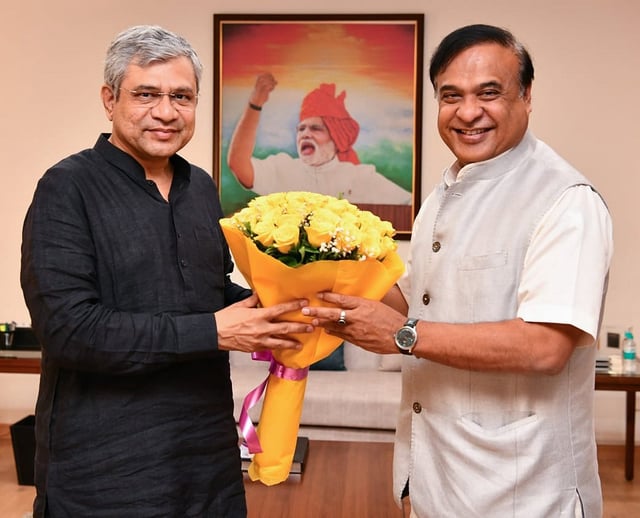 Assam CM, Railway Minister discussion