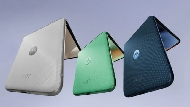 Motorola Razr 60 comes in Pantone Gibraltar Sea, Pantone Lightest Sky, and Pantone Spring Bud shades