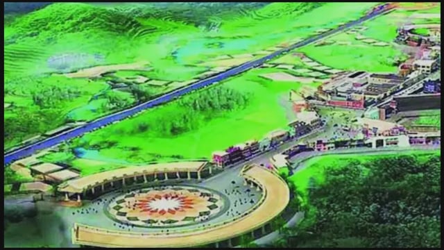 Film City near the Yamuna Expressway (Photo: screen grab from the video)
