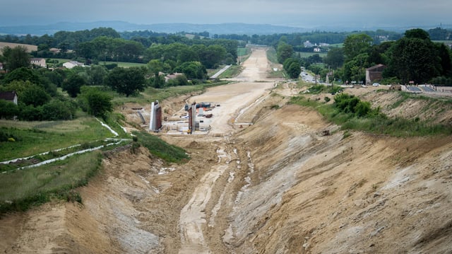 Le chantier de l’A69 qui devait relier Castres à Toulouse, est suspendu depuis le 27 février.