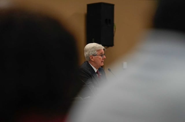Lt. Gov. Dan Patrick, seen here last fall, has been the driving force behind the bill that would ban THC across Texas. 