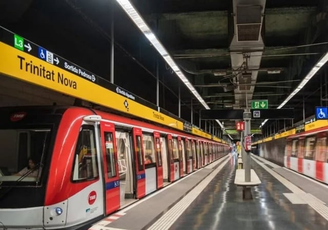 Una estación del metro de Barcelona, en una imagen de archivo