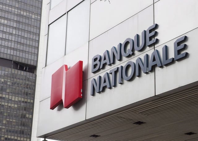 The head office of the National Bank is seen Friday, April 21, 2017 in Montreal. THE CANADIAN PRESS/Ryan Remiorz