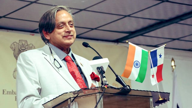The BJP defended Congress leader Shashi Tharoor against attacks from his own party