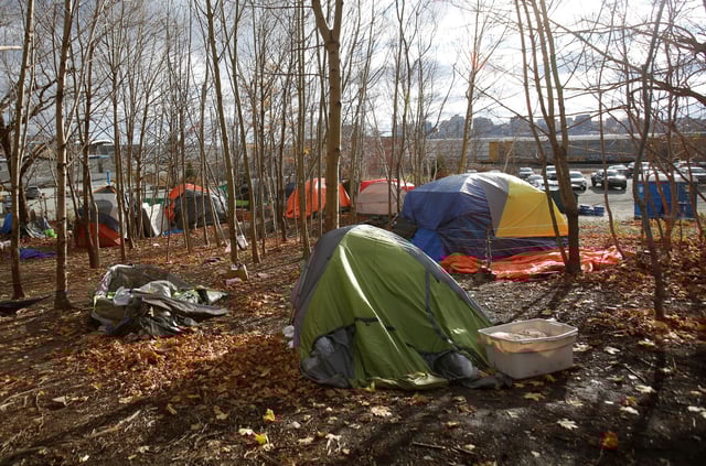 People sheltering at the Geary St. green space have been told by the Halifax Regional Municipality that the site will be shut down effective on June 22.
