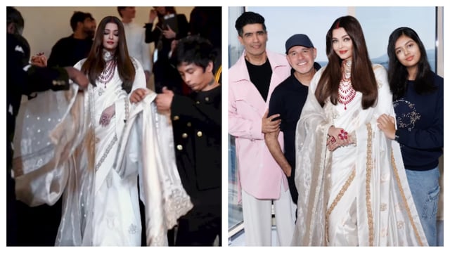 Aishwarya Rai posted memories of Cannes Film Festival celebrating her sindoor look. 