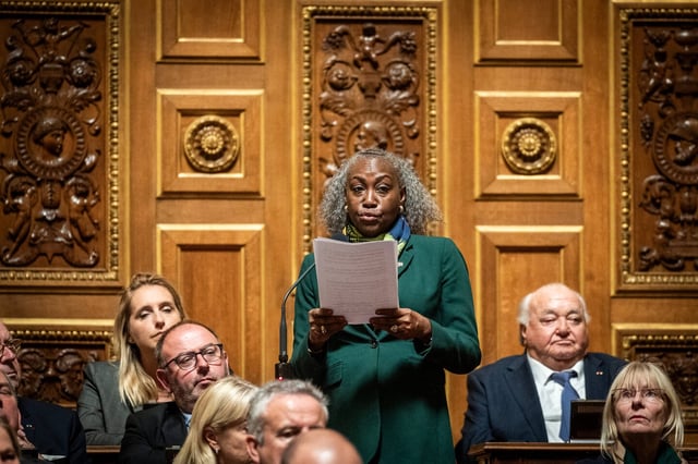 Annick Petrus, en 2023, au Sénat.