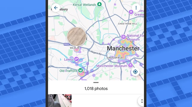 You can view your photos and videos based on where they were taken