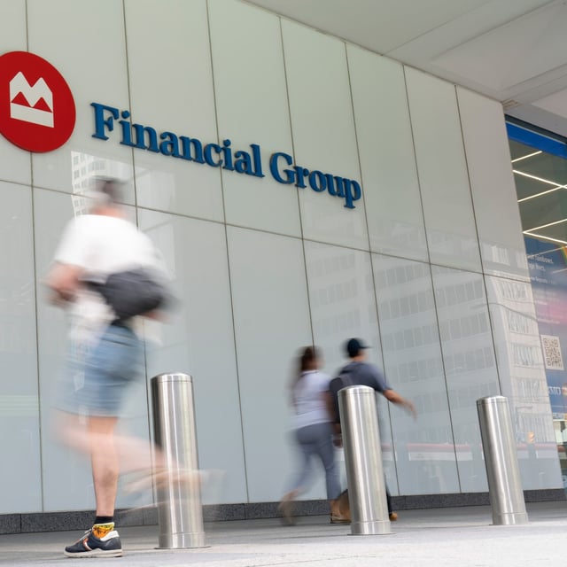 The Bank of Montreal raised its quarterly dividend by 4 cents to $1.63 per share.