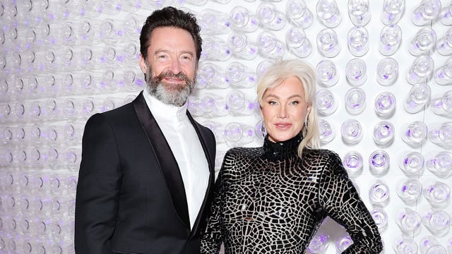 Hugh Jackman and Deborra-Lee Furness at the 2023 Met Gala in New York City.