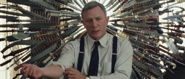Benoit Blanc (Daniel Craig), explaining the ending of &#34;Knives Out&#34;