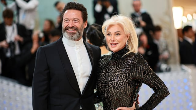 Hugh Jackman and Deborra-Lee Furness