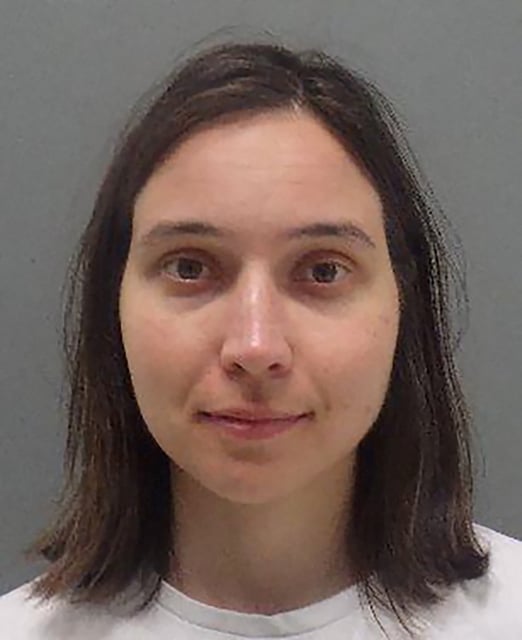 Kseniia Petrova, 31, a Russian-born scientist and research associate at Harvard University, poses for a jail booking photograph at the Ouachita Correctional Center in Richwood, Louisiana, U.S. May 14, 2025.  Ouachita Parish Sheriff's Office/Handout via REUTERS/File Photo