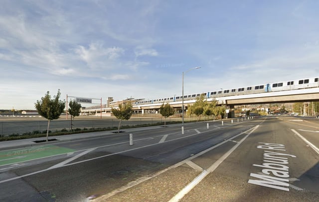 The area where Vivian Moss’ body was found in July 1981. Back then, it was an empty field in San Jose; now, it is part of the Berryessa BART station.