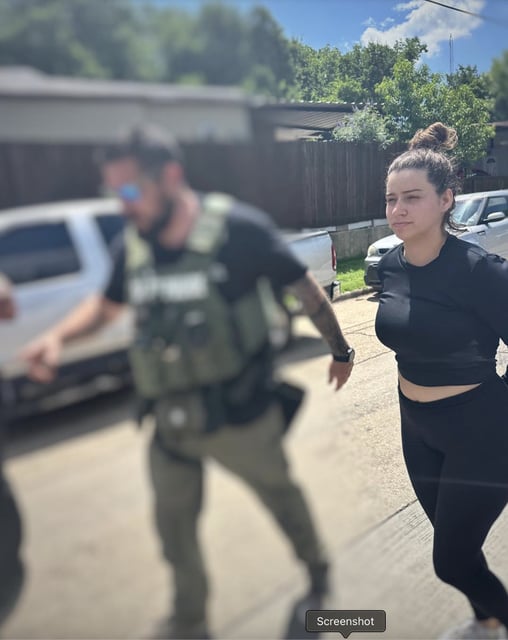 Daikerlyn Alejandra Gonzalez, right, is accused of causing the death of Ava Moore at Grapevine Lake.