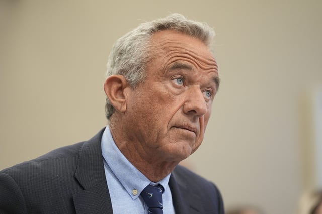 Robert F. Kennedy, Jr., Secretary of the Department of Health and Human Services, testifies in front of the House Appropriations Subcommittee on Departments of Labor, Health and Human Services, Education, and Related Agencies in Washington, D.C., on May 15, 2025.