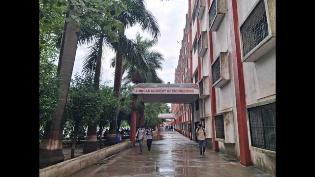City-based Sinhgad Academy of Engineering has made special arrangements for the second-year IT student to appear for her semester examination. (HT)