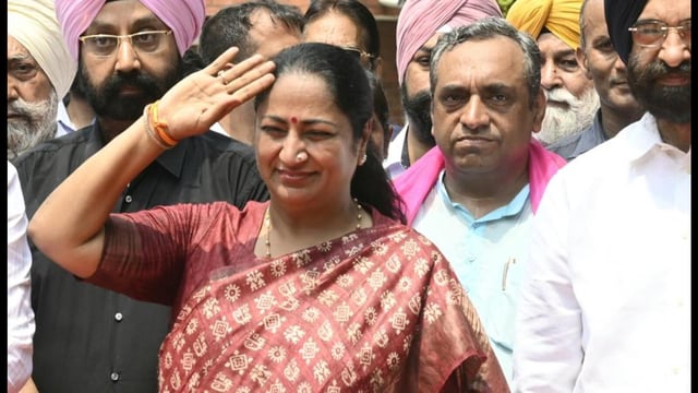 CM Rekha Gupta attends an event at Guru Gobind Singh College of Commerce in Pitampura on Wednesday. (Vipin Kumar/HT PHOTO)