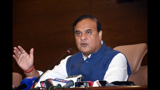 The decision, taken at a state cabinet meeting, will be applicable in districts like Dhubri, Nagaon, Morigaon, Barpeta, South Salmara and Goalpara, Sarma said. (ANI PHOTO)