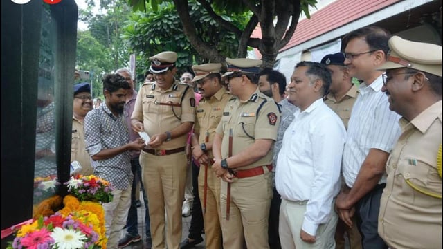 The system, introduced as a Proof of Concept (PoC) on an experimental basis at Fergusson College Road utilises AI-powered cameras to monitor key traffic offences such as illegal parking, wrong-side driving etc. (HT PHOTO)