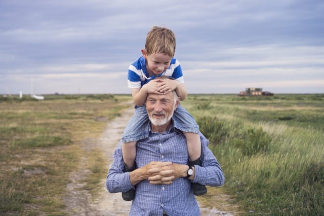 With just a couple of months until the summer holidays, many parents may already be calling on grandparents for help with childcare (Christopher Hopefitch/Getty)