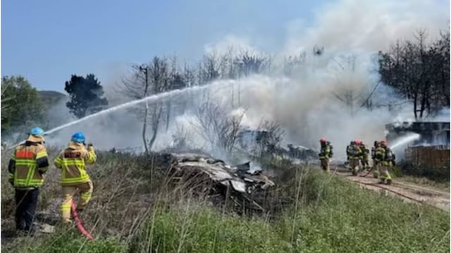 Video: South Korea Navy Plane Crashes in Mountains Near Pohang | Image: X