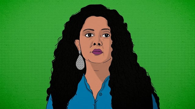 Illustration of Rana Ayyub