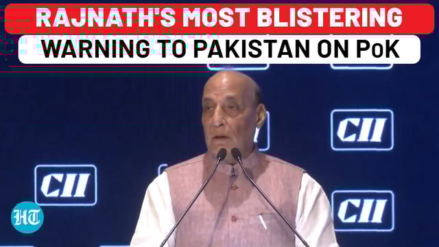 Rajnath Singh’s most scorching speech to rattle Pakistan, says ‘PoK will return’